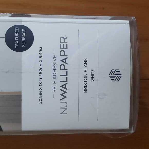 Drew & Jonathan Scott Home Living self adhesive wallpaper NIB brixton plankwhite - Picture 9 of 13